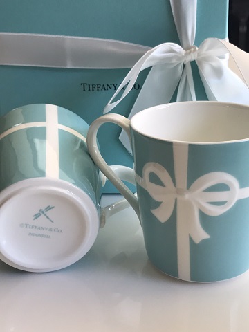 日本Tiffany & Co專櫃限定馬克杯兩入組